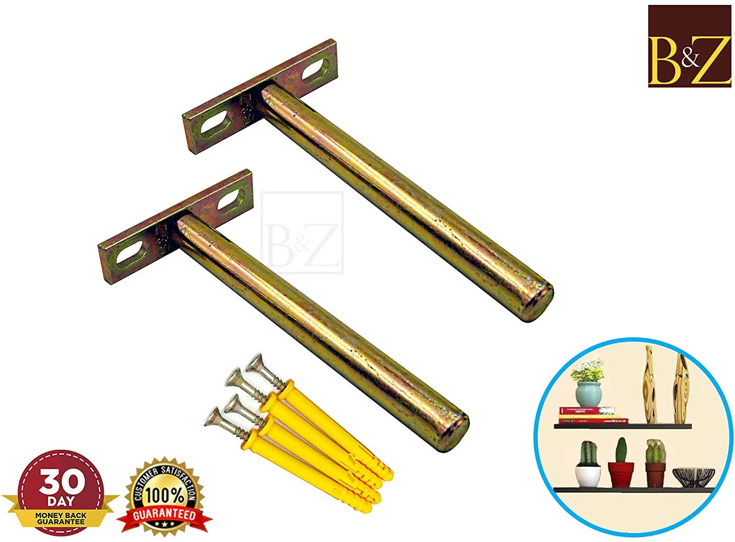 Concealed Shelf Brackets Floating Hidden Supports Brackets Etsy