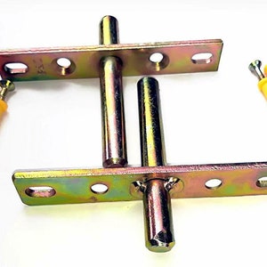 B&Z Heavy Duty Long Concealed Invisible Hidden Floating Shelf Brackets Support For Heavy Wooden Oak Mantle Timber Scaffold Board Shelf image 4