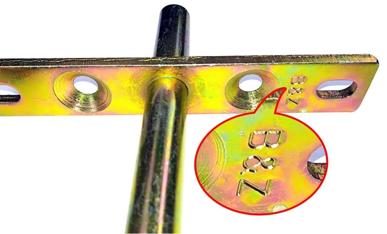 B&Z Heavy Duty Long Concealed Invisible Hidden Floating Shelf Brackets Support For Heavy Wooden Oak Mantle Timber Scaffold Board Shelf image 5