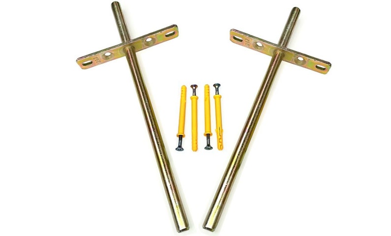B&Z Heavy Duty Long Concealed Invisible Hidden Floating Shelf Brackets Support For Heavy Wooden Oak Mantle Timber Scaffold Board Shelf image 3