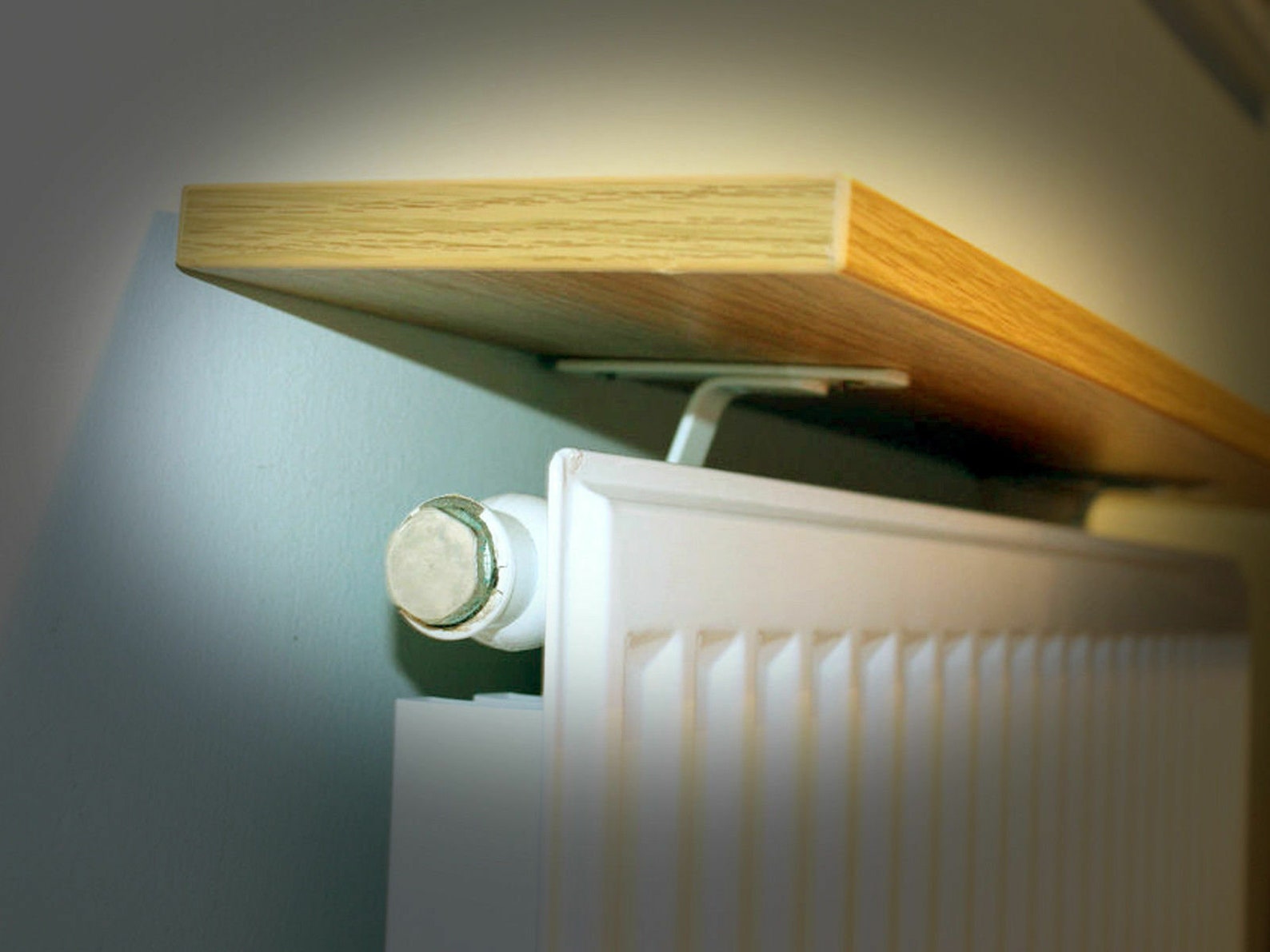 B&Z Energy Saving Radiator Shelf Brackets in White for Etsy UK