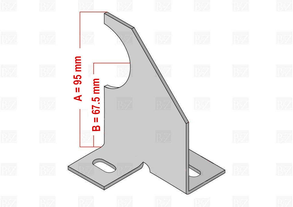 4X Universal Designer Radiator Brackets (anthracite) With Free Fixing ...
