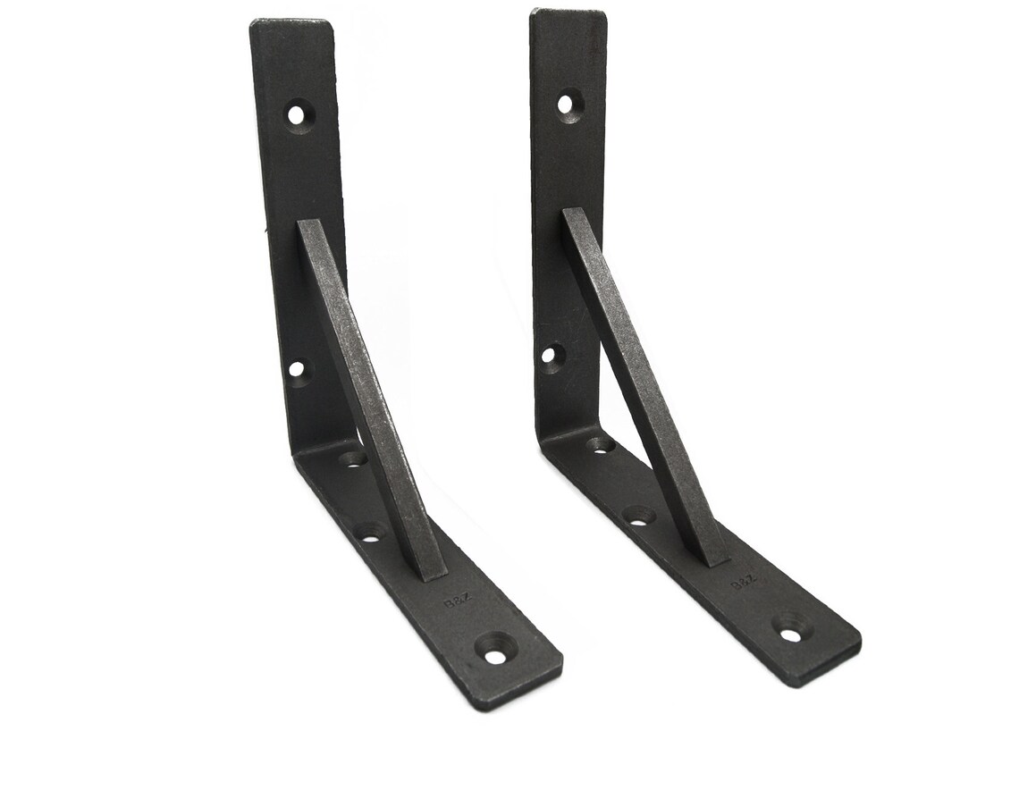 B&Z Heavy Duty Angle Brace Shelf Brackets Industrial Rustic Hand Made