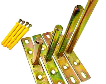B&Z Concealed Shelf Supports Hidden Floating Bracket Masonry Walls Free Screws 4 Sizes and 5 Packs