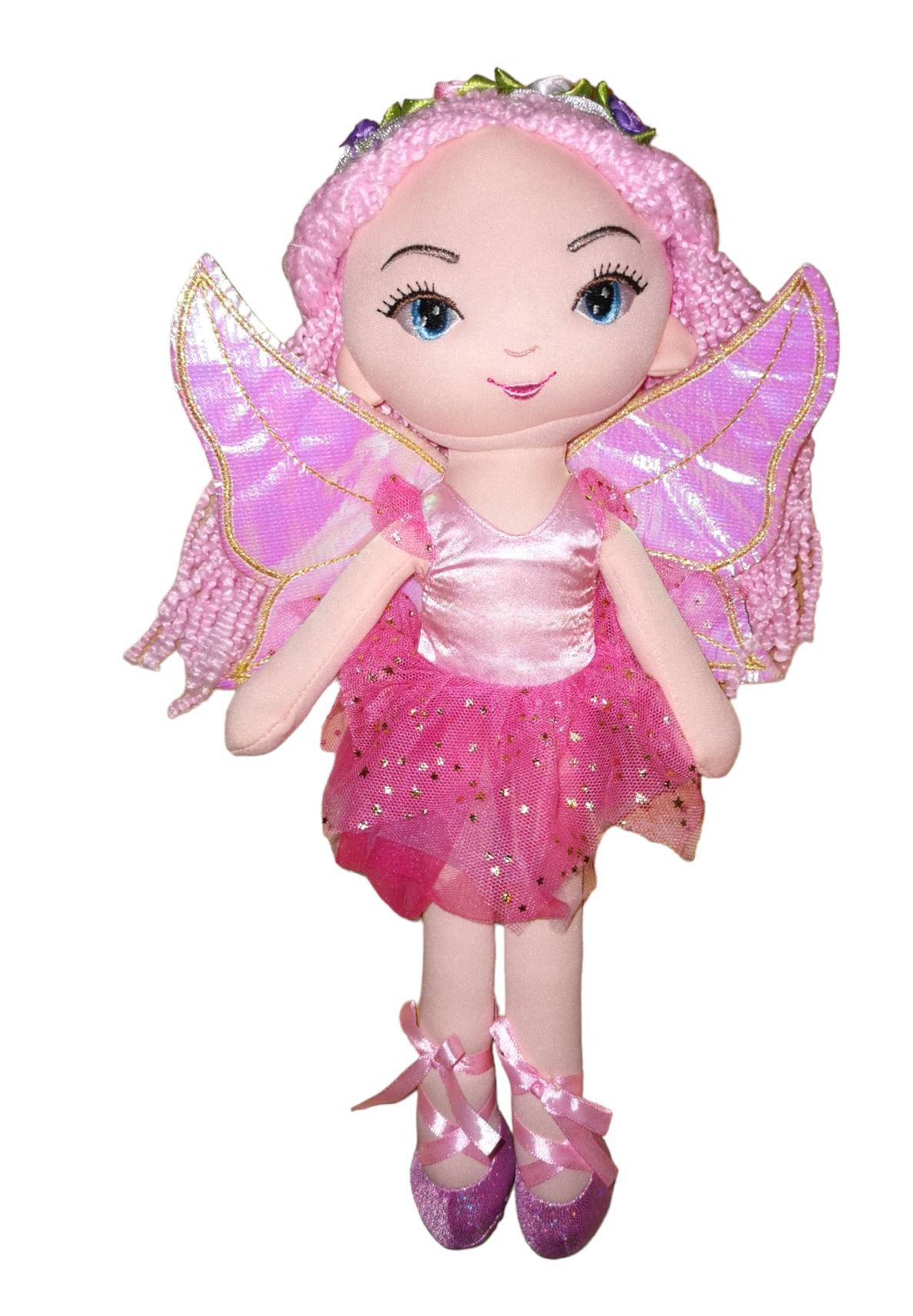 Poupée Fée Des Dents, Avec Poche Et Ailes Oreiller De Fée Des Dents Pour Filles Et Garçons Tooth Sourire Fairy Pillow Pochette/Sac De Fée Des Dents