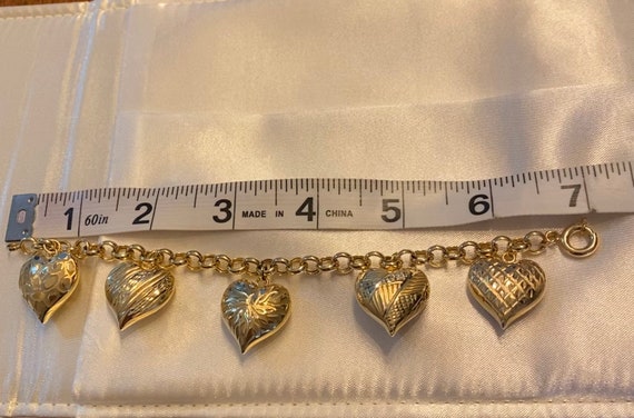 18k real gold charm’s bracelet. - image 1