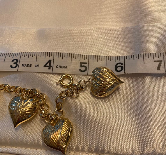 18k real gold charm’s bracelet. - image 5