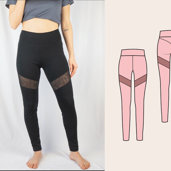 Transgress Mesh O-Ring Leggings