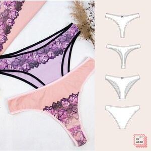 Basic Panty / Thong // digital sewing pattern // size EU 32-44 (German/English)