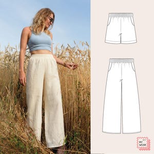 Charlotte Pants // digital sewing pattern // size EU 32-46 (German)
