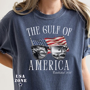 Gulf of America Trump Shirts, Patriot Shirt, Trump Supporter, America Shirt, Republican Shirt Trump,  MAGA Trump Tee, 4th of July Shirt