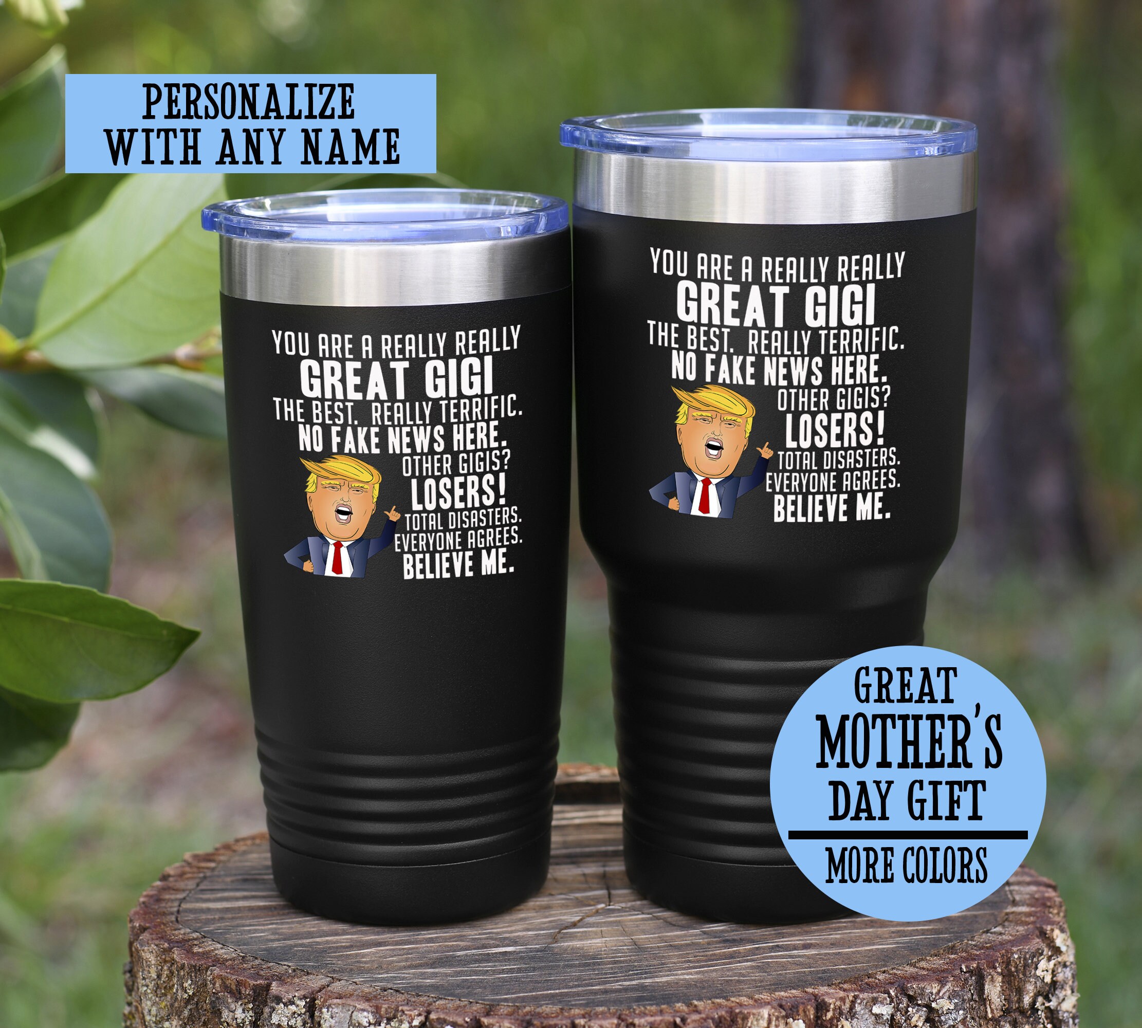 Trump MOM Etched Tumbler Mother's Day / Valentine's Day Gift