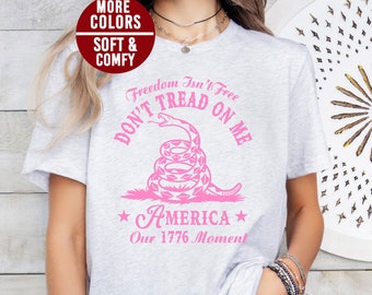 Don't Tread On Me Patriotic Shirt, Gadsden Flag Tee, Pro America Shirt, Politics Political Shirts, Republican Shirt, Conservative Gifts