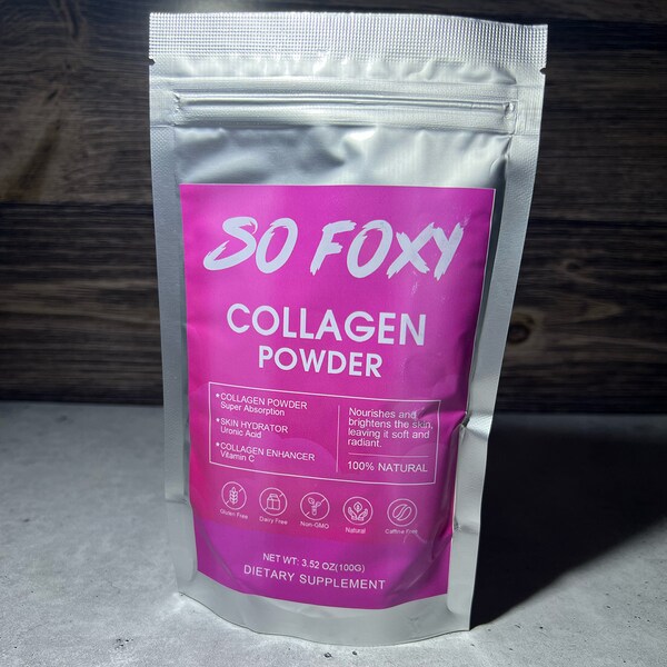 Poudre de collagène So Foxy - Vitamines et suppléments - ongles, cheveux, peau, booster