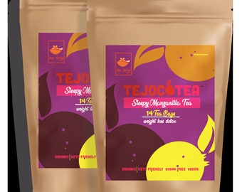 Sleepy Manzanilla (Kamille) TejocoTea Weight Loss Detox Tea 28 Day