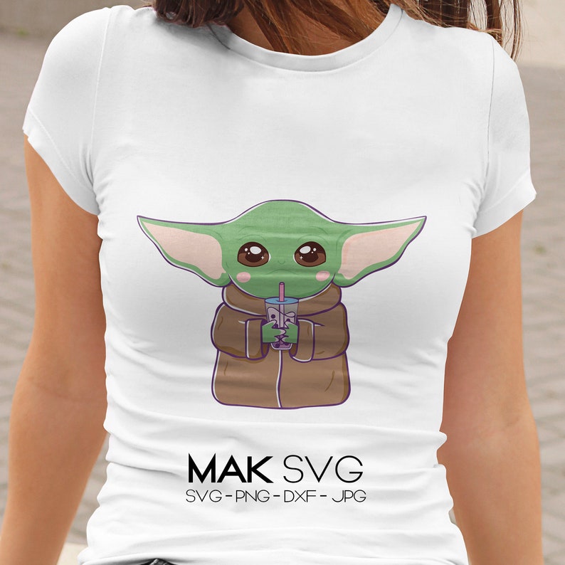 Free Free 326 Yoda Silhouette Cameo Baby Yoda Svg SVG PNG EPS DXF File