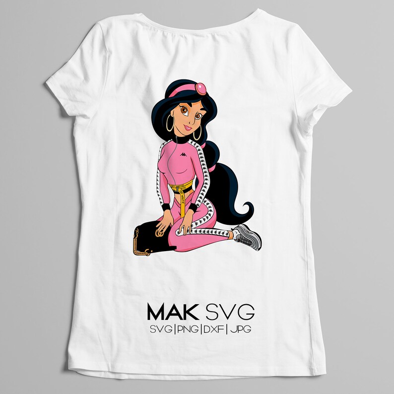 Download Disney Princess Princess Jasmine Svg Dxf jpg and Png | Etsy