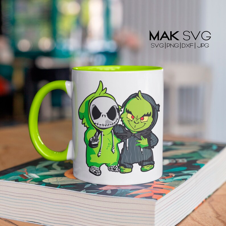 Download Jack Skellington and Grinch svg Grinch svg Jack ...