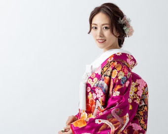 Uchikake Kimono Hochzeit Kimono Japanische Kimono Robe Etsy