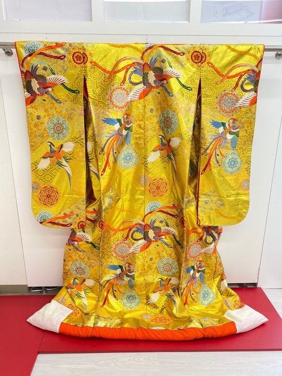 Uchikake,Kimono,Japanese kimono Robe,Wedding Robe,