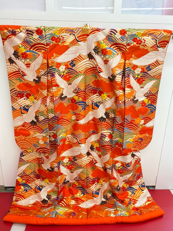 Uchikake,Kimono,Japanese kimono Robe,Wedding Robe,