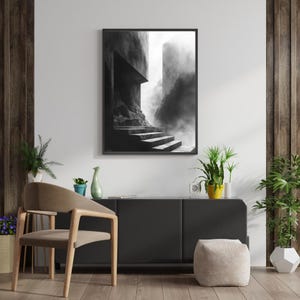 Arte de IA imprimible / Arte de pared de descarga digital / Decoración moderna para el hogar / Póster imprimible / Arte de descarga instantánea / Impresión de pared de galería / Arte digital imagen 8