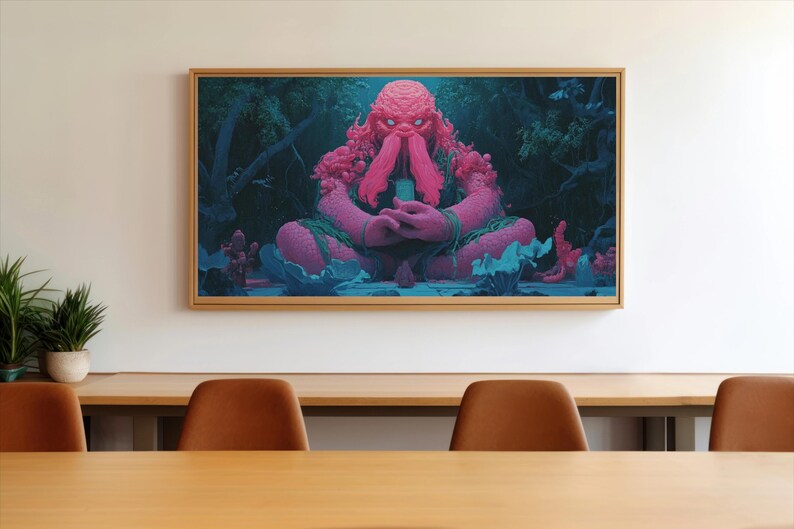 Digital art print, printable wall decor, fantasy art, mythical creatures, high-resolution artwork, cultural prints, fantasy poster, instant download, character art, home decor, fantasy landscape, mystical creatures art, digital wall print