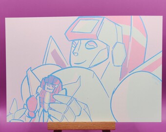 Skyfire and Starscream 4 x 6 Print