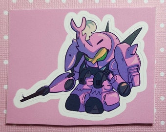 Pink Mecha Sticker