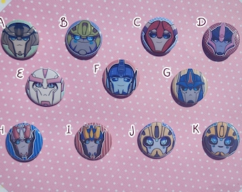 TFP Autobots 1.5 inch Buttons