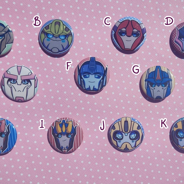 TFP Autobots 1.5 inch Buttons