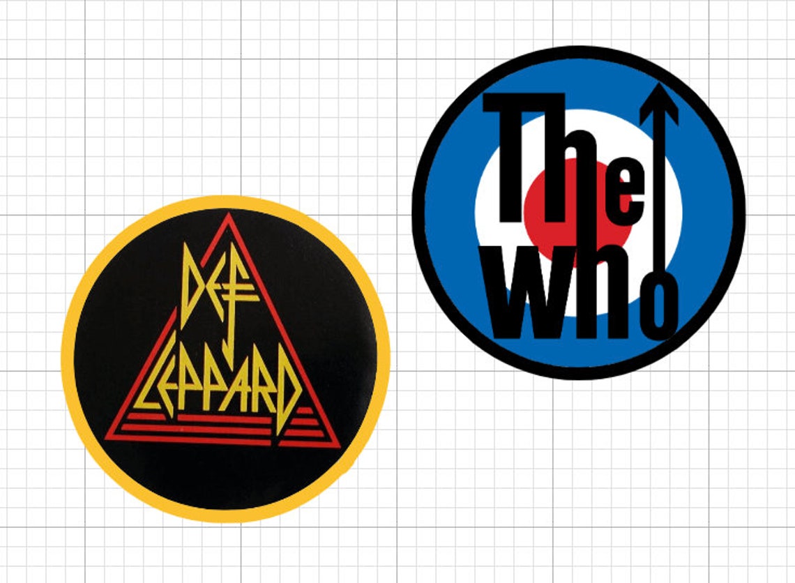80s Rock Logos