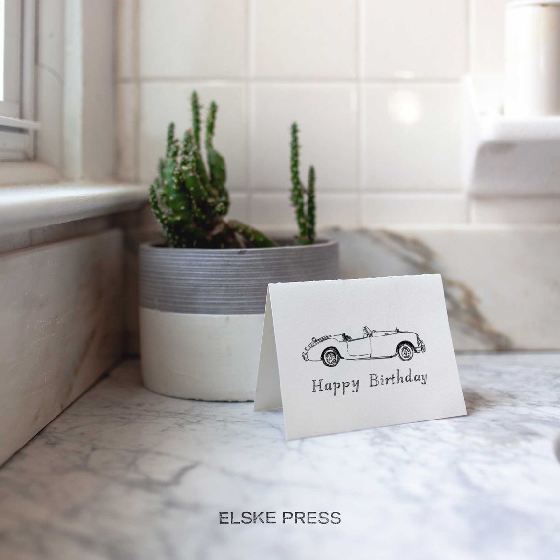 PRINTABLE Car Birthday Card, Kids Coloring Card, Print and Color, Kids ...