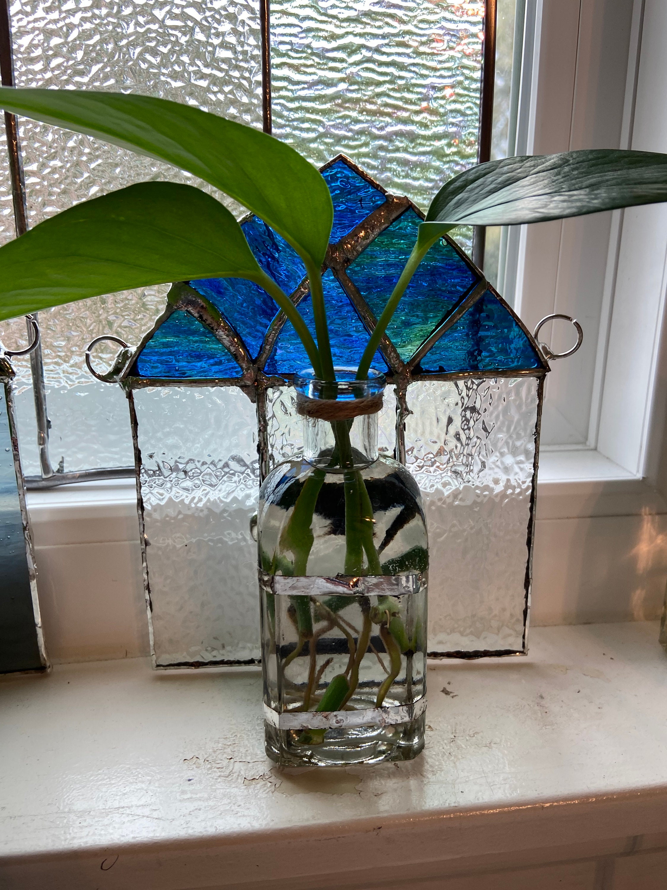 Stained glass propagation station Etsy