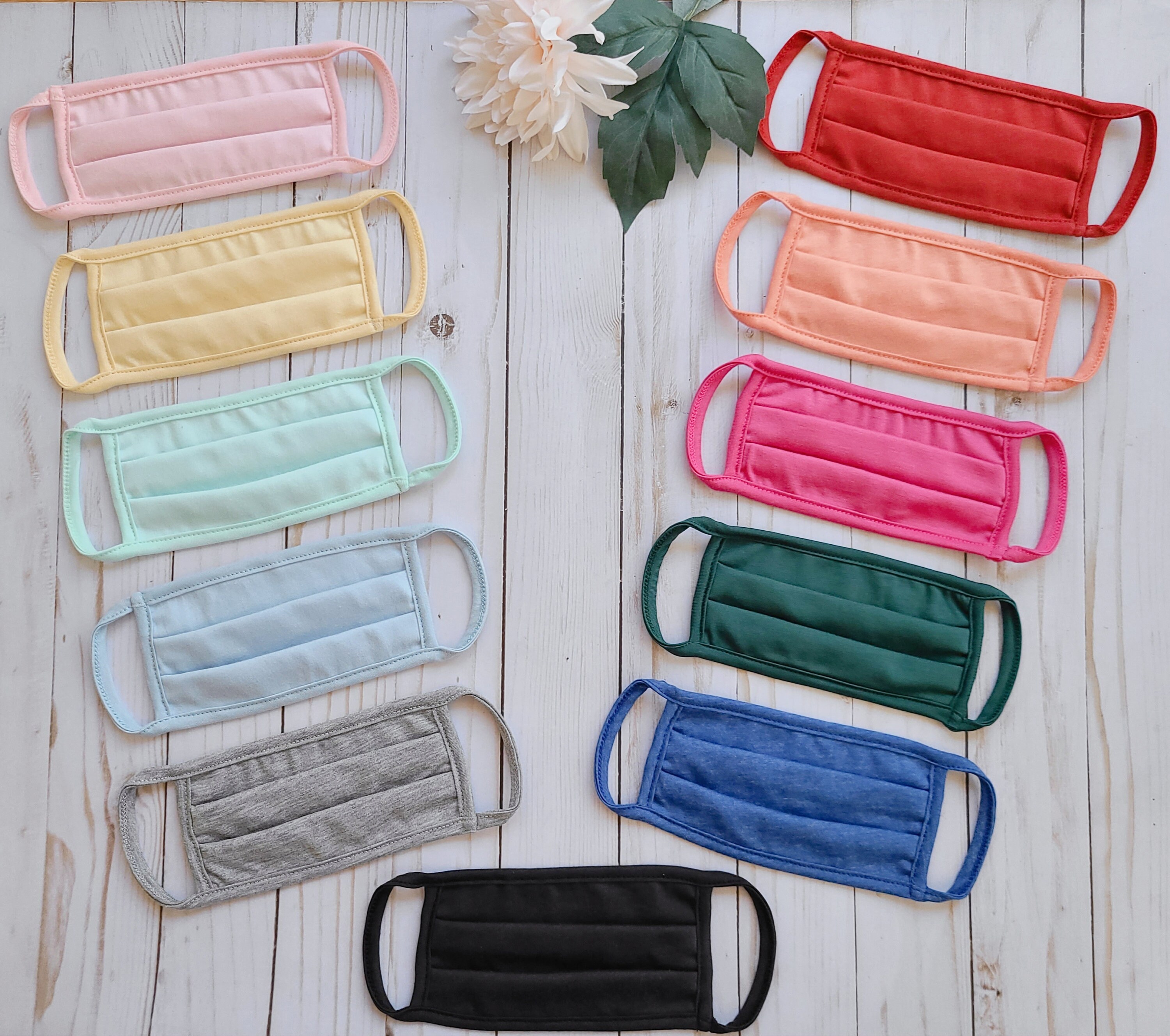 Face Mask Kids Set of 4 & 10 Washable Face Mask Child Face Etsy