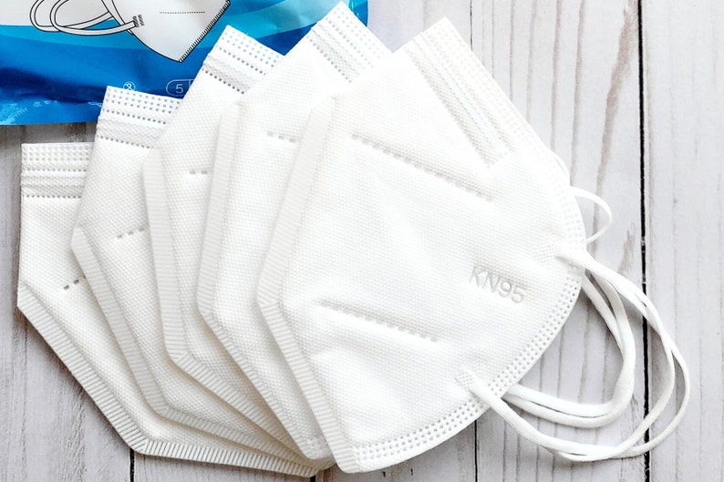 KN95 Face Mask 5pcs / KN95 Face Mask Bundle / 4 Layers Adult Etsy