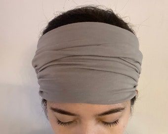 Turban headband l Tube Headband | Hippie Headband | extra wide headband | yoga headband | scrunch headband