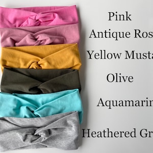 Twisted Headband / Headband Women / Yoga Headband/ Turban  / Twisted Headband  / Cotton Headband / floral headband, twisted turban