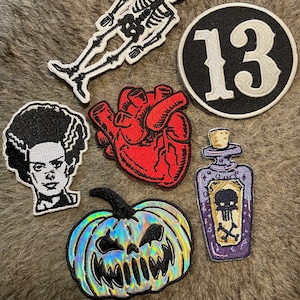 Lucky Dip Collection Of 30 Random Iron On Embroidered Patches!