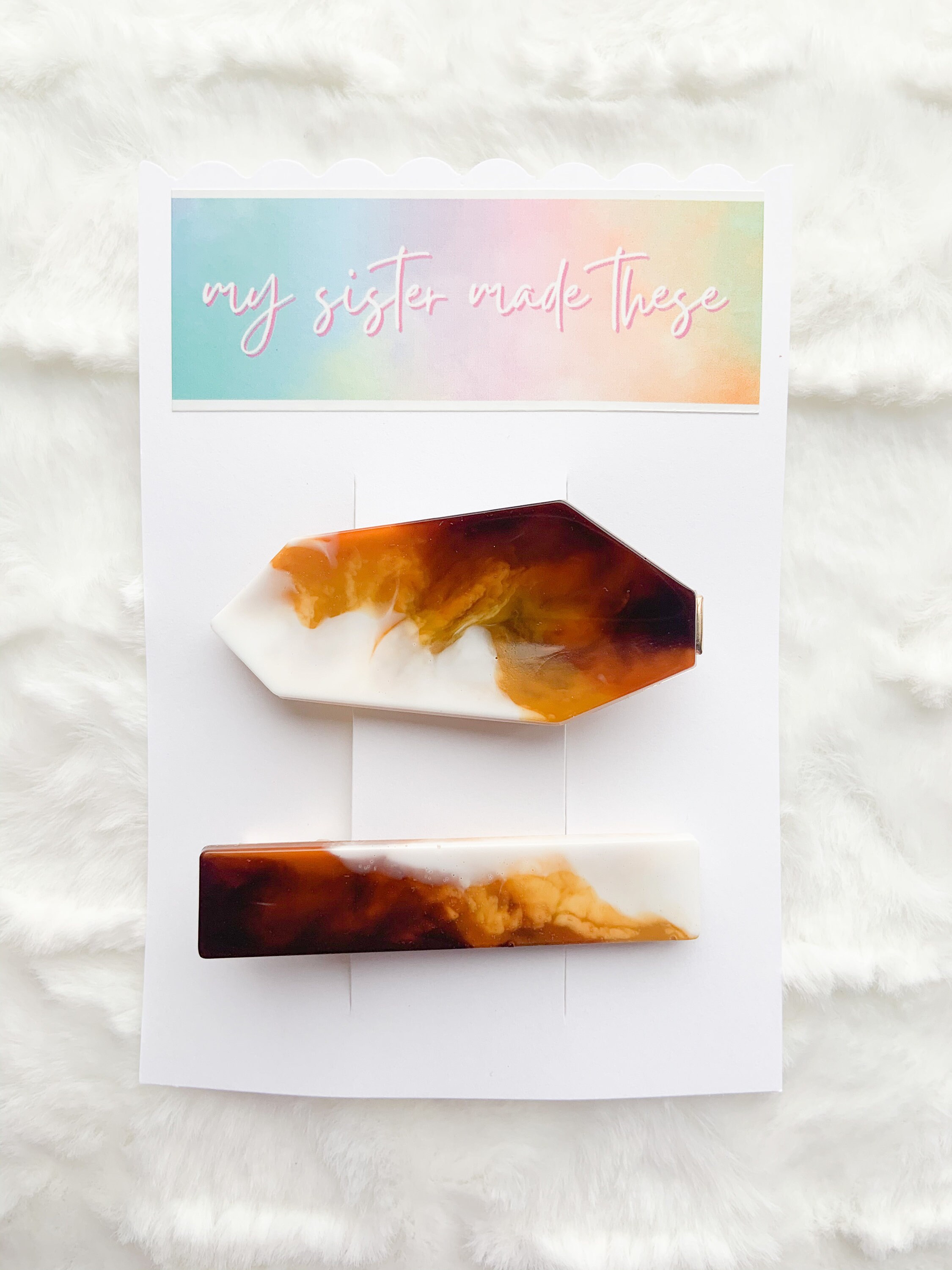 JAVA JAVA JAVA Set of 2 Hair Clip Barrettes Etsy Canada