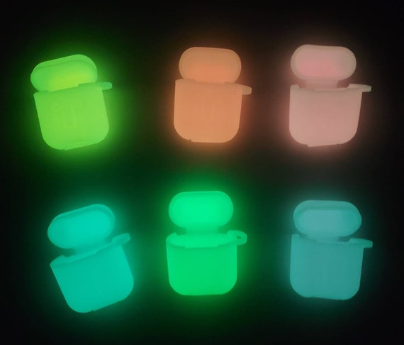 Glow in the Dark Silicone Airpods Case Etsy