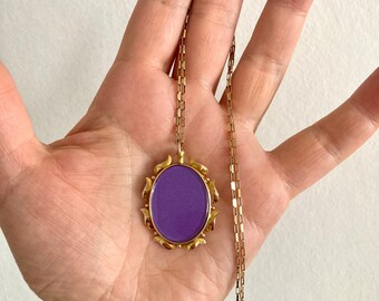 Gold Glass Locket - Etsy UK