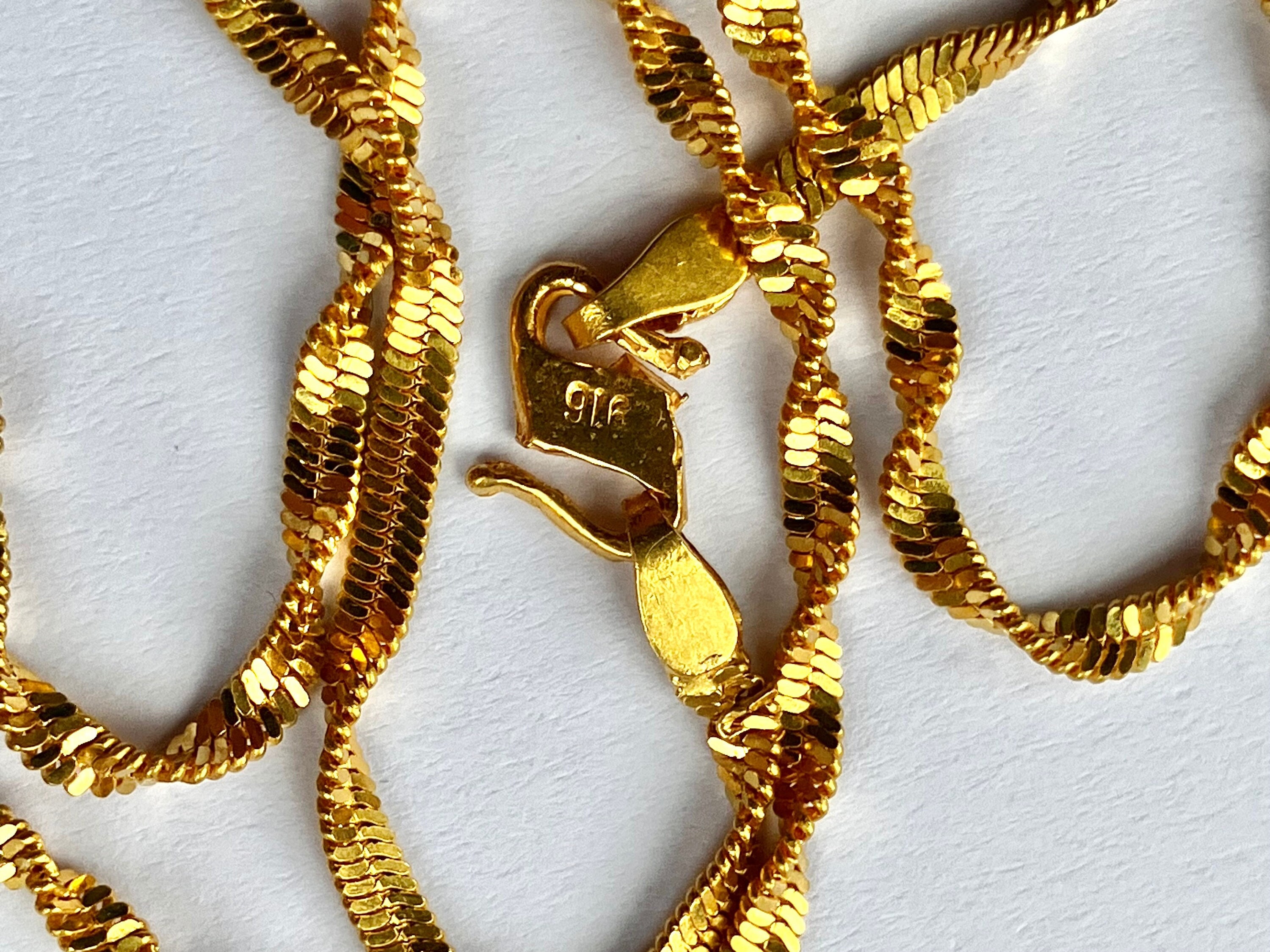 916 hallmark gold sale chain