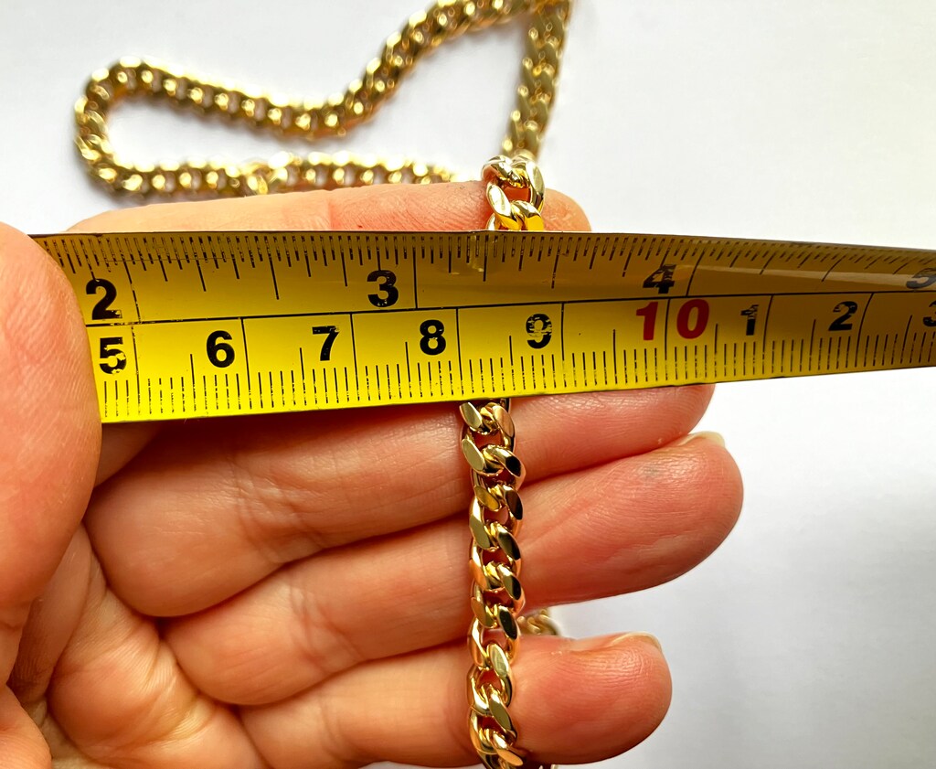 Collana Donna CARISSIMA Oro Giallo 9 Carati - Catena A Maglia Cubica 0.9 Mm, Lunghezza 51 Cm