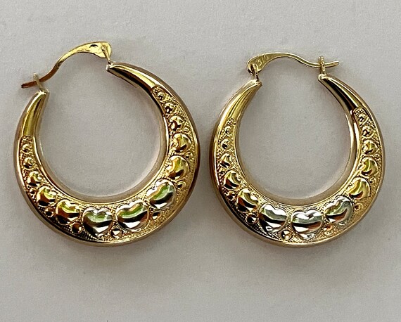 Gold creole hoops discount