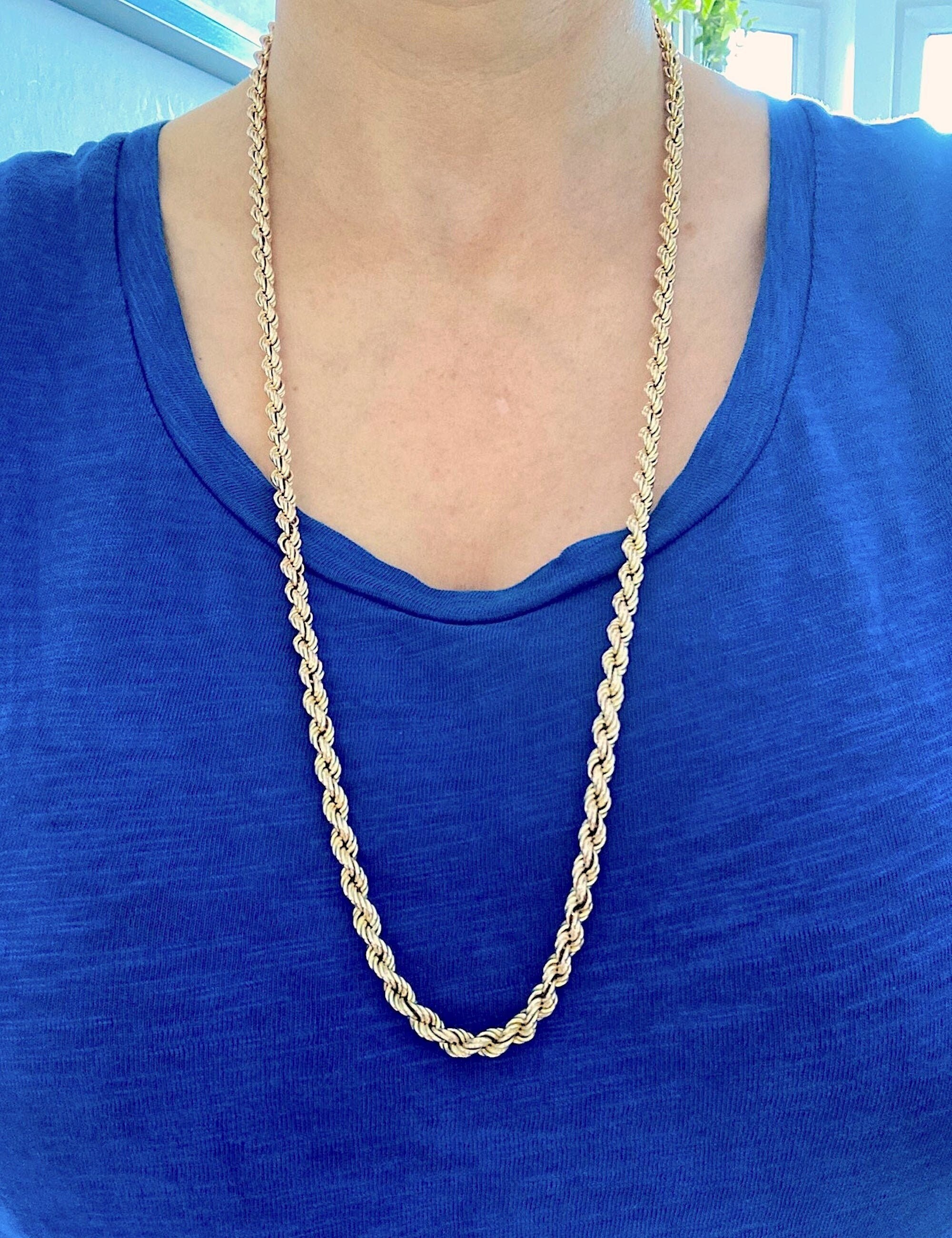 Vintage Solid 9ct Gold Chunky Chain 32 