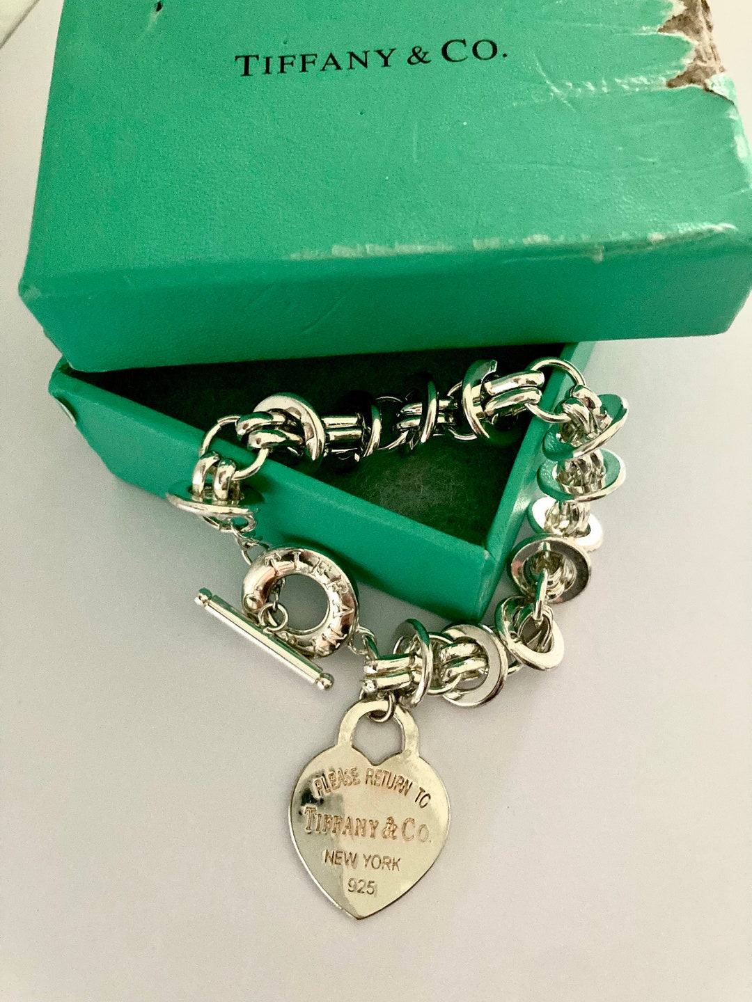 Vintage Tiffany & Co Bracelet Please Return to Tiffany Etsy UK