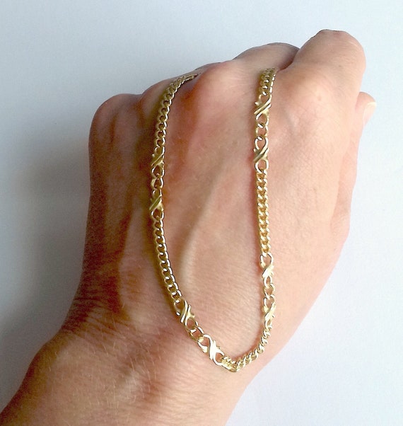 Vintage Collar Length Solid 9k Gold 