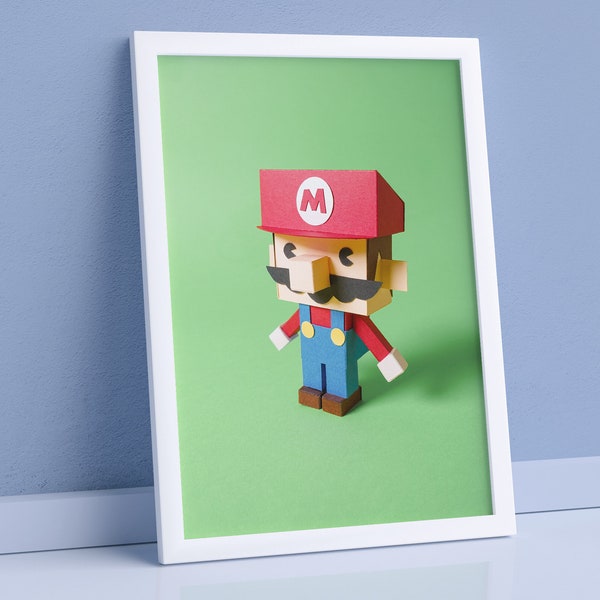 Super Mario Character Printable Posters Etsy