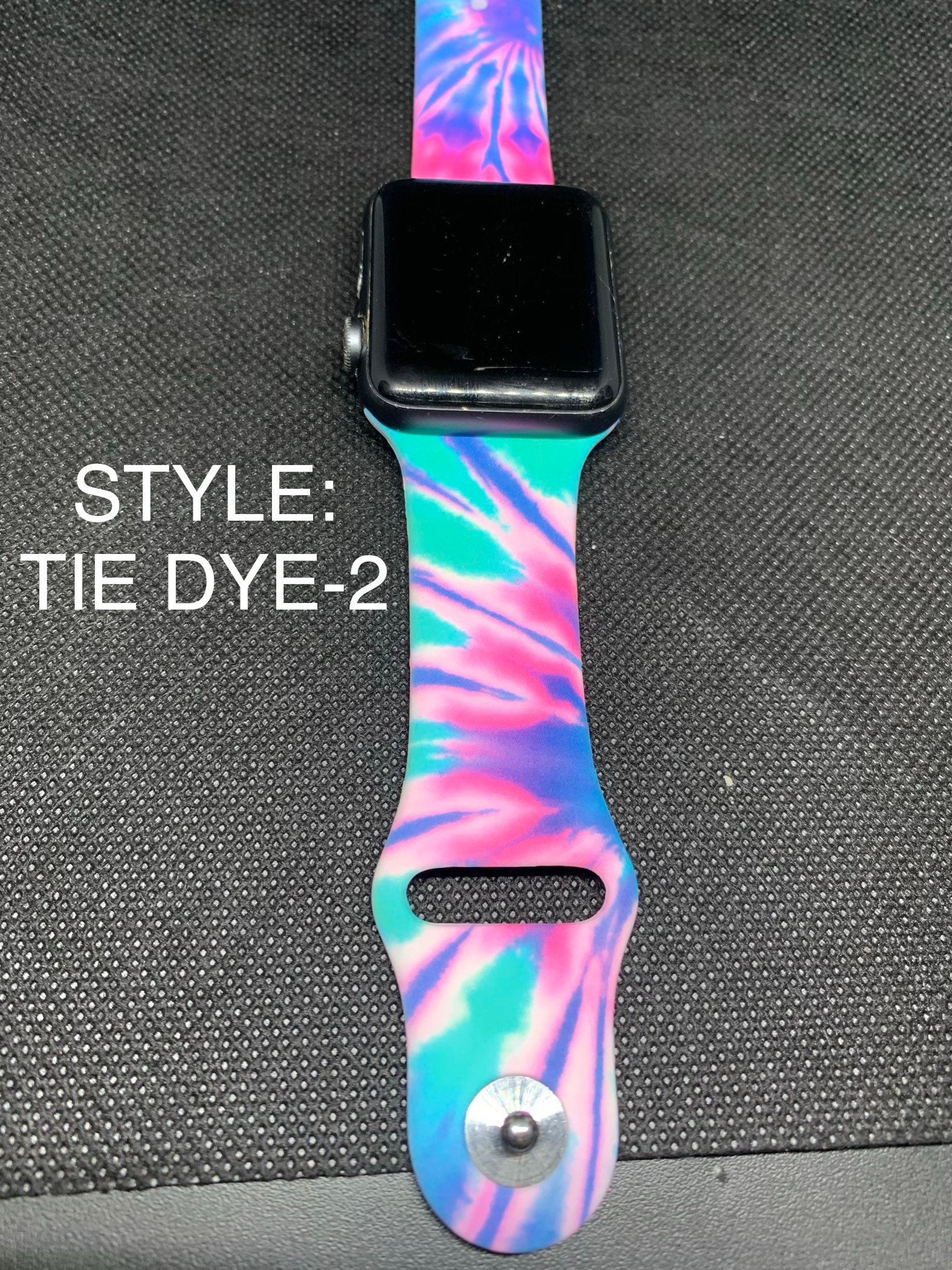 tie dye apple watch face
